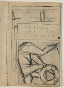 Ontwerp voor Poul S. Christiansens grafmonument, notitie