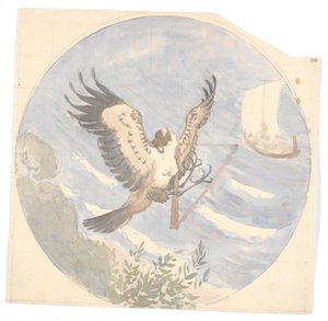 Odysseus vaart langs het eiland van de Sirenen door Niels Skovgaard