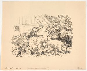 Het varken door Niels Skovgaard