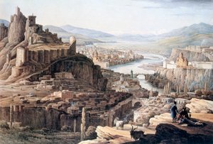 Uitzicht op Tiflis