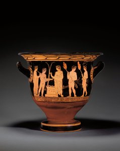 Attische roodfigurige klok-krater, ca. 420-400 v.Chr.