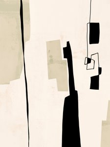 Vloeiende abstracte vormen door Nikita Jariwala