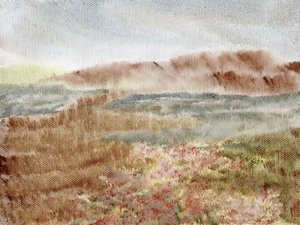 Heide van de Mistige Berg door Nikita Jariwala