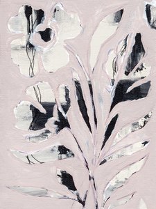Modern roze bloemenpatroon door Nikita Jariwala