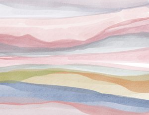 Landschap in pastel- en aquarel door Nikita Jariwala