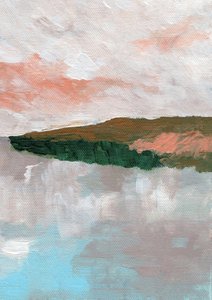 Rustig abstract landschap