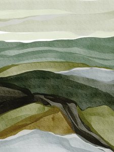 Rustig groen landschap door Nikita Jariwala