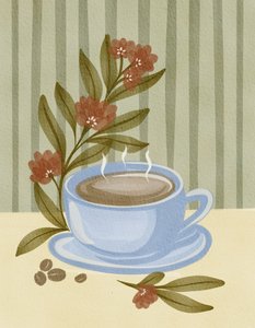 Dampende koffiebloesem door Nikita Jariwala