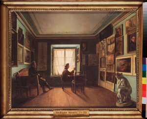 Het atelier van de schilder door Nikita Zaytsev
