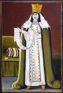 Koningin Tamar door Niko Pirosmanashvili