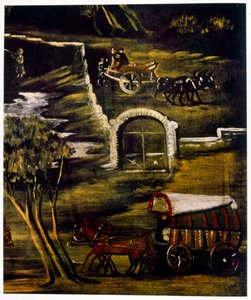 Transport door het platteland van Zaqatala