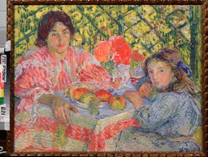 Aan de ontbijttafel door Nikolai Aleksandrovich Tarkhov