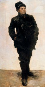 Militante Arbeider, 1905 door Nikolai Alekseevich Kasatkin