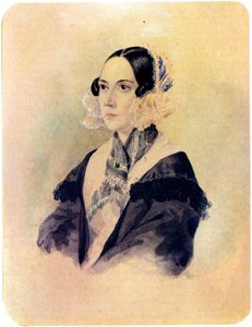 Portret van Decembrist Barones Anna von Rosen 1797-1883, 1832