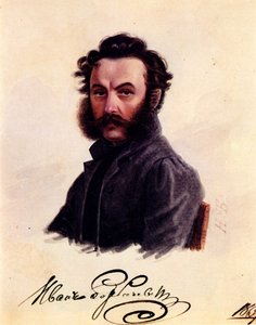 Portret van Decembrist Ivan Horbachevsky 1800-1869, 1837