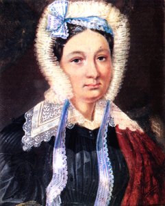 Portret van Maria Kazimirovna Yushnevskaya 1790-1863, vrouw van Decembrist Alexander Yushnevsky, 1830-1839