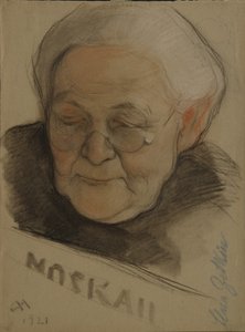 Portret van Clara Zetkin 1857-1933