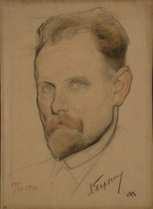Portret van Jan Berzin 1889-1938, 1921