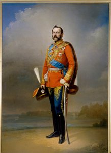 Portret van keizer Alexander II van Rusland (1818-1881) door Nikolai Andreevich Lavrov