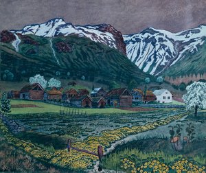 Boterbloem nacht door Nikolai Astrup