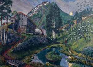 Maanlicht in Dvergs Valley, ca 1915