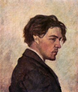 Portret van Anton Tsjechov door Nikolai Tsjechov