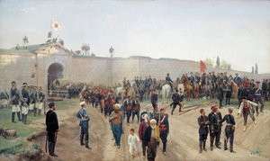 Turkse capitulatie bij Nikopol op 4 juni 1877, 1883