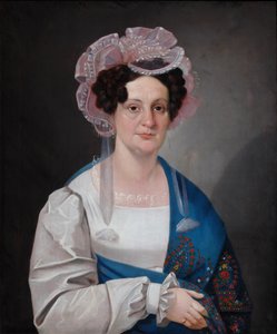 Portret van Olga Matveevna Golovina, geboren Dashkova 1798-1840, 1828
