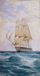 Het Schip op de lijn Imperatritsa Mariya, 1890s