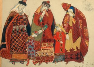 Borodin, Prins Igor / Kostuums door Roerich door Nikolai Konstantinowitsch Roerich
