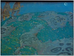 Aardse magie door Nikolai Konstantinowitsch Roerich