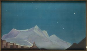 Hemis, Klooster door Nikolai Konstantinowitsch Roerich