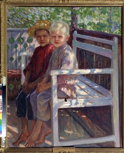 Kinderen door Nikolai Petrovich Bogdanov Belsky