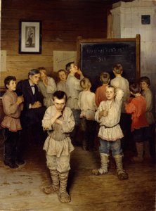 Hoofdrekenen op de basisschool, 1895 door Nikolai Petrovich Bogdanov Belsky