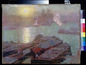 De Seine in Parijs door Nikolai Vasilyevich Dosekin