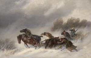Terugkeer van een Berenjacht, 1881 door Nikolai Yegorovich Sverchkov