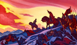 Alexander Nevski door Nikolai Konstantinowitsch Roerich