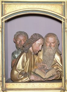 St. Jacobus de Mindere, St. Philipus en St. Barnabas, van het Isenheimer Altaarstuk, ca. 1490