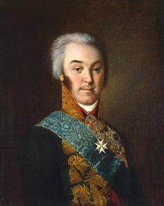 Portret van graaf Nikolai Petrovich Sheremetev 1751-1809 door Nikolay Ivanovich Argunov