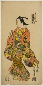 In de stijl van een jonge man (Wakashu fu), linkerblad van drieluik (Sanpukutsui hidari)
