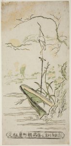 Landschap met Reiger en Boot