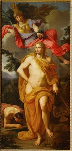 Apollo gekroond door Minerva ...