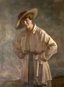 Lois Ball, zus van Albert Ball, VC (later mevrouw Anderson), ca. 1919