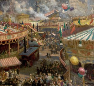 Nottinghamse Ganzenmarkt door Noel Denholm Davis