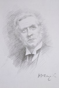 Portret van Herbert Henry Asquith (1881-1947), uit een album over de Entente Cordiale, 1909