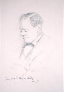 Portret van Winston Churchill