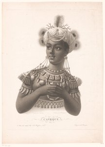 Personificatie van Afrika door Noel Francois Bertrand