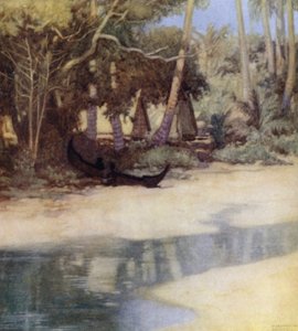 Een Lagune in Nieuw-Florida, Salomonseilanden
