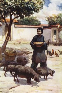 China: Een binnenplaats door Norman Hardy