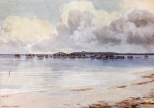 Marien Dorp, Tupusuli, Brits Nieuw-Guinea door Norman Hardy